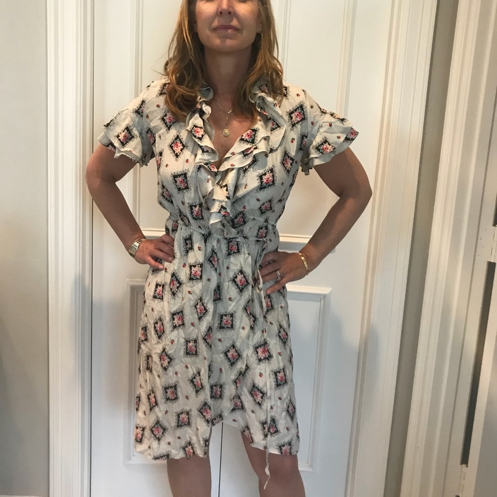 Floral Wrap Dress
